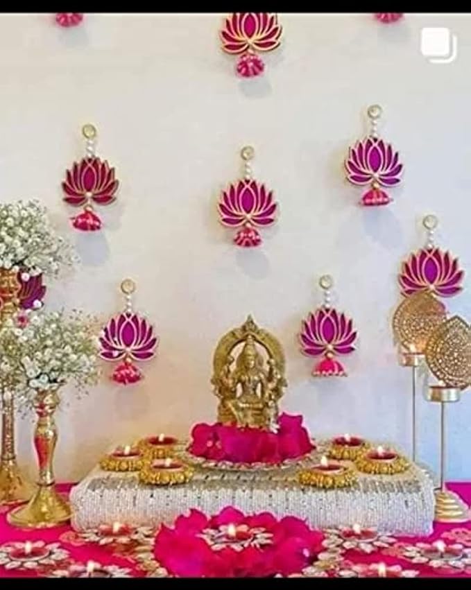 Lotus Tassel Wall Hanging (Pack of 10)