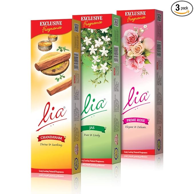 Agarbatti/Incense Sticks By Lia (Pack Of 3)