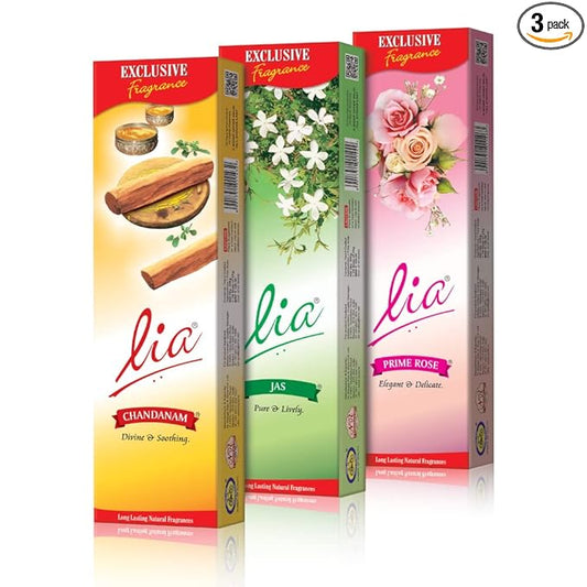 Agarbatti/Incense Sticks By Lia (Pack Of 3)