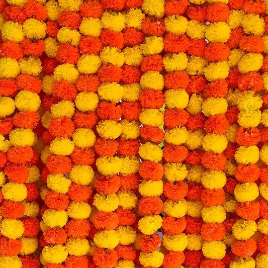 Marigold Mixed Flower Garlands